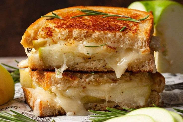 Grilled Apple & Brie Sandwiches Recipe