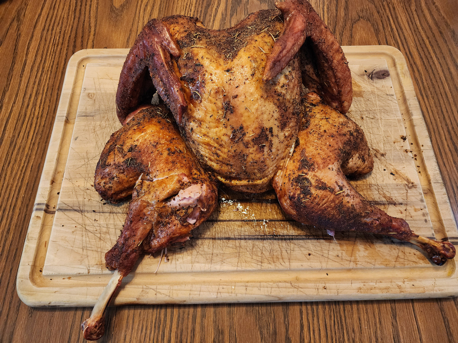 Grilled Spatchcock Turkey