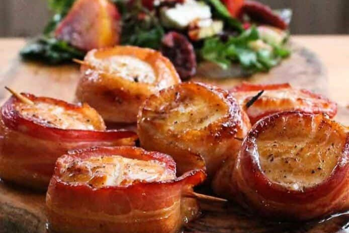 Grilled Bacon-Wrapped Scallops Recipe