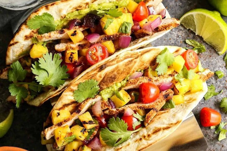 Sweet & Smoky Grilled Pineapple Tacos Recipe