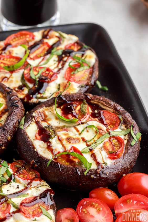 Grilled Stuffed Portobello Mushrooms Recipe