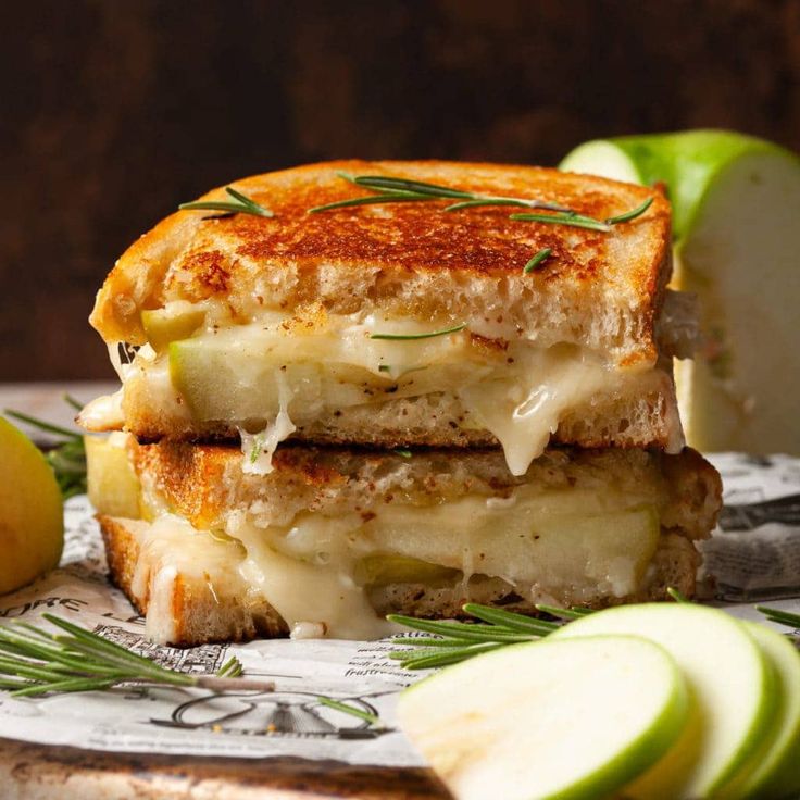 Grilled Apple & Brie Sandwiches Recipe