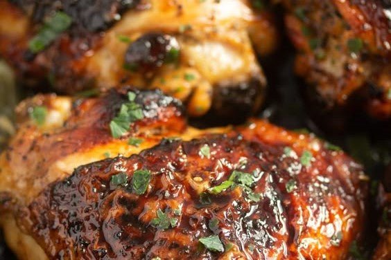Honey-Lemon Grilled Chicken Thighs Recipe - Braizebbq