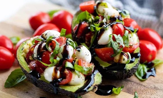 Grilled Caprese Stuffed Avocados Recipe