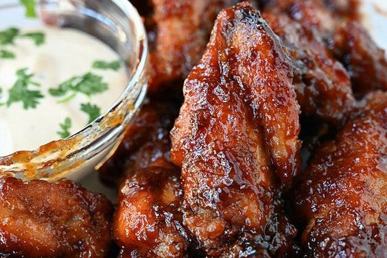 Honey Barbecue Grilled Chicken Wings