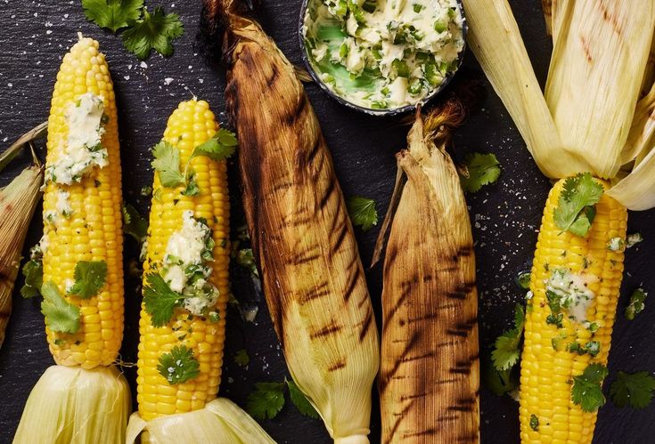 Grilled Corn on the Cob with Herb Butter Recipe