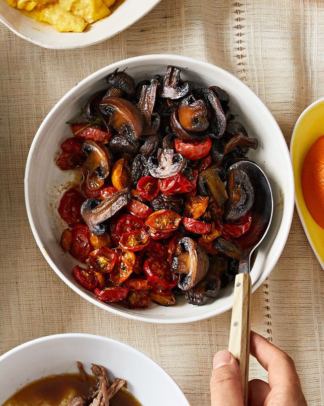 Grilled Mushroom & Cherry Tomatoes Recipe