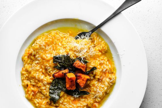 Grilled Pumpkin & Sage Risotto Recipe