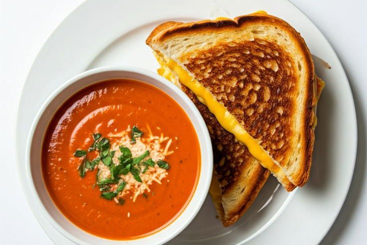 Grilled Cheese and Tomato Soup Recipe - Braizebbq
