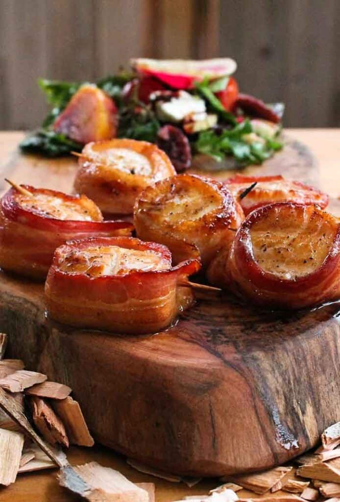 Grilled Bacon-Wrapped Scallops