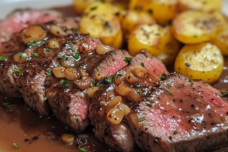 Grilled Steak & Potatoes Recipe - Braizebbq