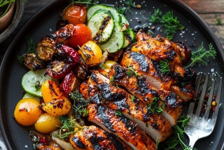 Grilled Chicken and Veggie Recipe - Braizebbq