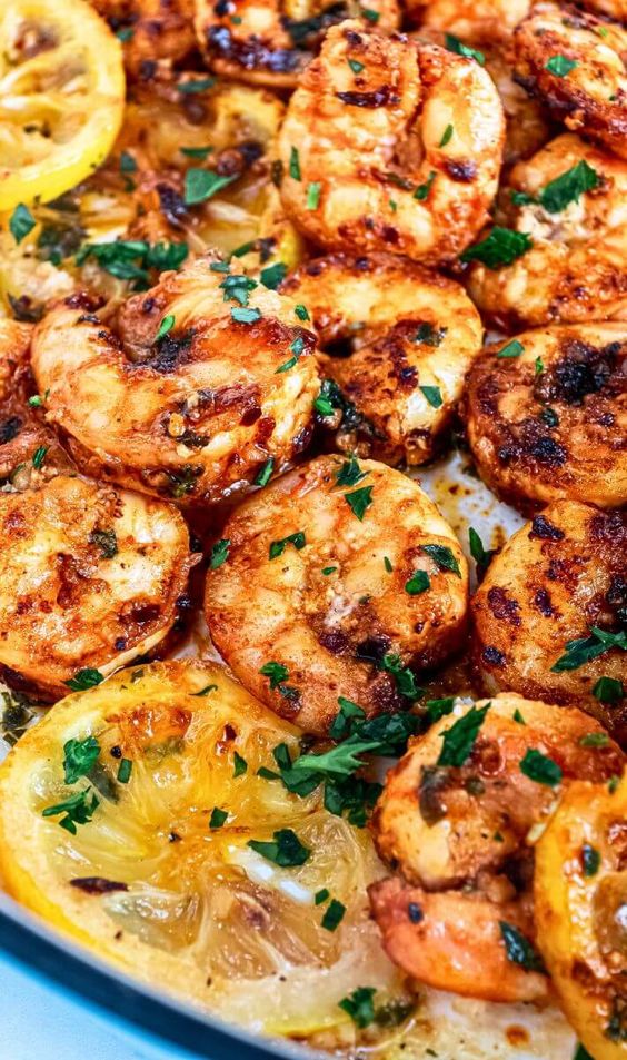 Grilled Lemon Herb Shrimp Recipe