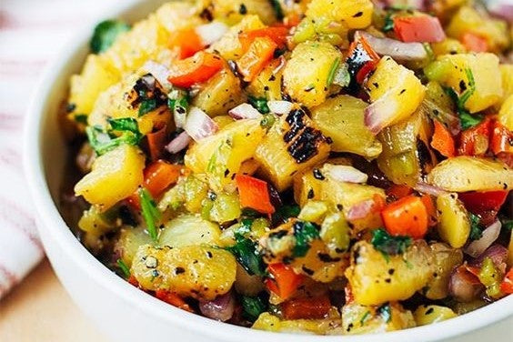 Grilled Pineapple & Jalapeño Salsa Recipe