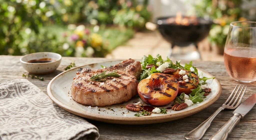 Grilled Peaches and Pork Chops: A Sweet and Savory Pairing