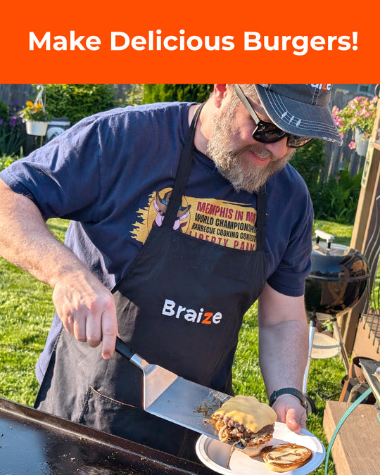 Grill Basting Mop – Silicone BBQ Brush for Sauces, Marinades & Oils | Heat-Resistant & Dishwasher Safe
